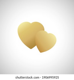 Valentine heart symbol design of valentine, wedding day card of romantic, love theme. Vector illustration