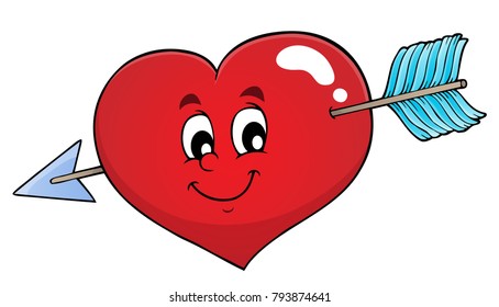 Valentine heart topic image 1 - eps10 vector illustration.