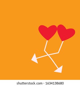 Valentine Heart vector art for couples