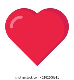 Valentine Heart  Vector icon which is suitable for commercial work and easily modify or edit it


