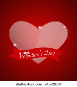 Valentine heart. Vector Illustration