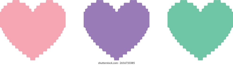 Valentine Heart Vector Pack – Love Icons - Elements Bundle