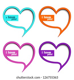 Valentine hearts.