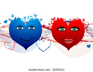 Valentine hearts