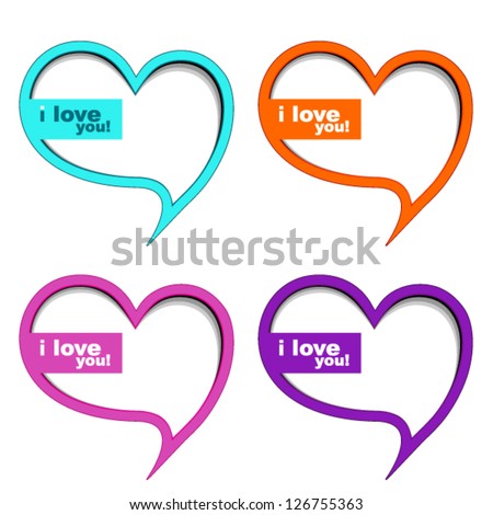 Valentine hearts.