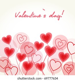 Valentinherzen-Hintergrund