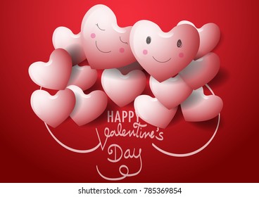  Valentine Hearts Background. Happy Valentines Day 