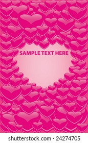 Valentine Hearts illustration