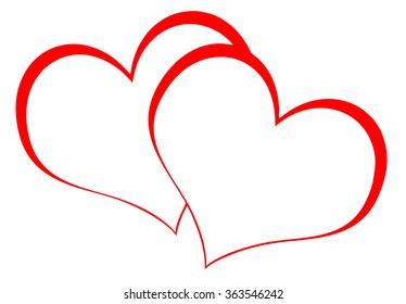 Valentine, hearts. Love