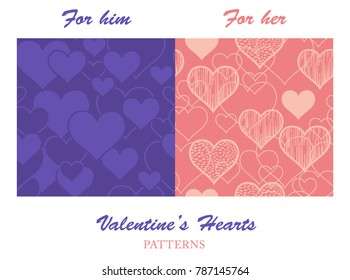 Valentine Hearts Patterns