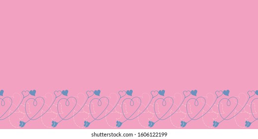 Valentine Hearts Seamless Patterns Collection