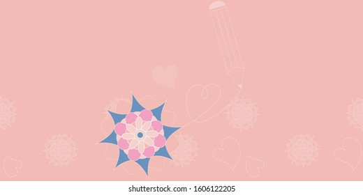 Valentine Hearts Seamless Patterns Collection