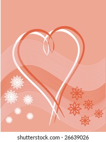 valentine hearts - vector