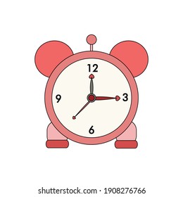 valentine hour icon fill line vector illustration