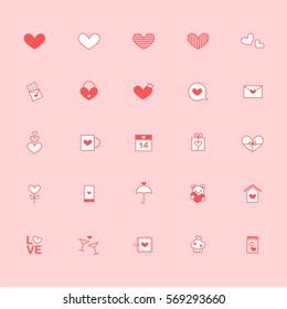 Valentine icon collection
