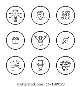  Valentine icon design for website and mobile application icons