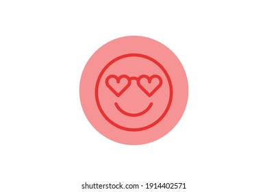 Valentine Icon Emoticon Line Color