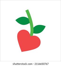 valentine icon fill vector illustration 