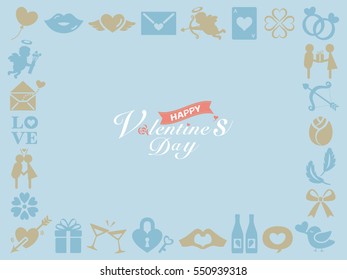 Valentine icon frame