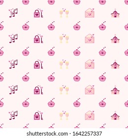 valentine icon illustration isolated vector sign symbol for wedding for gift for pettern