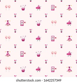 valentine icon illustration isolated vector sign symbol for wedding for gift for pettern