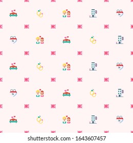 valentine icon illustration isolated vector sign symbol for wedding for gift for pettern