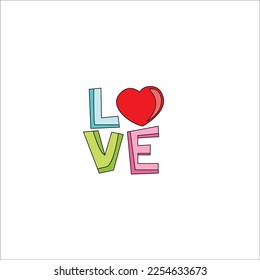 "Valentine Icon Line Vector Illustration"