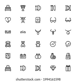valentine icon or logo isolated sign symbol vector illustration - Collection of high quality black style vector icons
