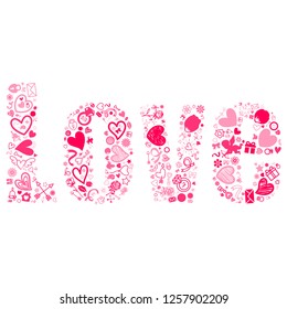 Valentine icon in love shape , vector file for EPS10