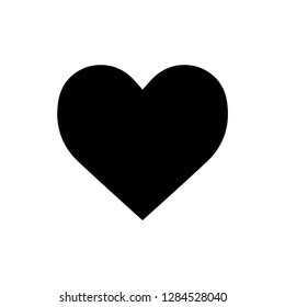 Valentine icon : Romantic Heart Icon vector flat design in trendy style for Marriage Celebration.