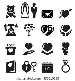 Valentine icon set