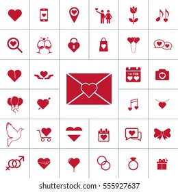 Valentine icon set