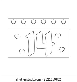 valentine icon solid vector illustration