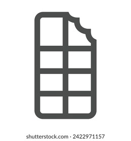 Valentine icon thin line style in vector format