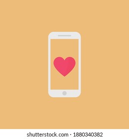 Valentine icon. This design is about decorations that are used when Valentine arrives.