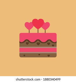 Valentinsymbol. Bei diesem Design geht es um Dekorationen, die bei Valentinstag verwendet werden.