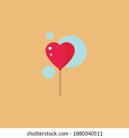 Valentine icon. This design is about decorations that are used when Valentine arrives.