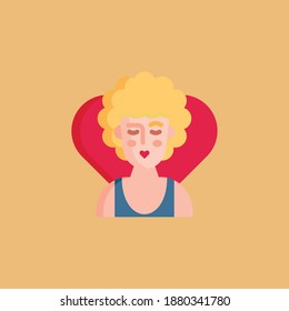 Icono de San Valentín. Este diseño es sobre decoraciones que se utilizan cuando llega San Valentín.