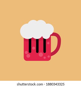 Valentinsymbol. Bei diesem Design geht es um Dekorationen, die bei Valentinstag verwendet werden.