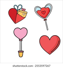 A Valentine icon typically represents love, romance, and affection.