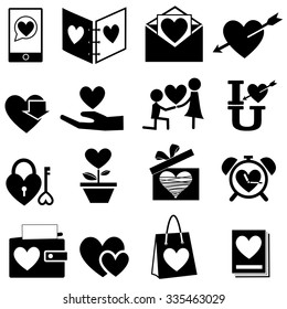 Valentine icons
