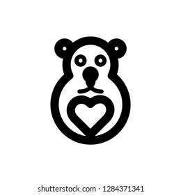 valentine icons celebration with line style