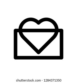 valentine icons celebration with line style