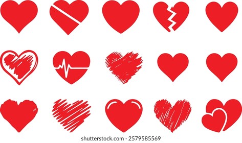Valentine Icons Set. love Icons vector illustration.
