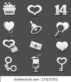 Valentine icons,vector