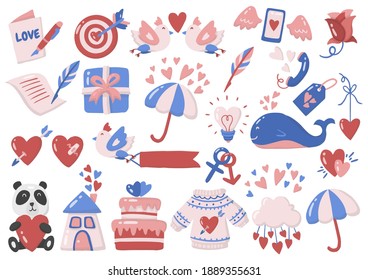 valentine illustration Vector for banner, poster, flyer