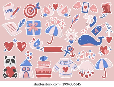 valentine illustration Vector for banner, poster, flyer