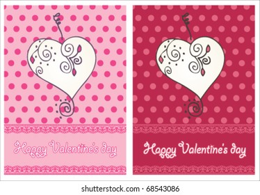 Valentine invitation set