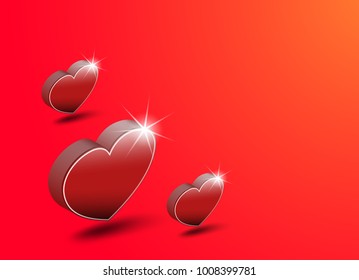 Valentine isometric hearts