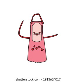 Valentine Kawaii Cute Apron
 Fill Line